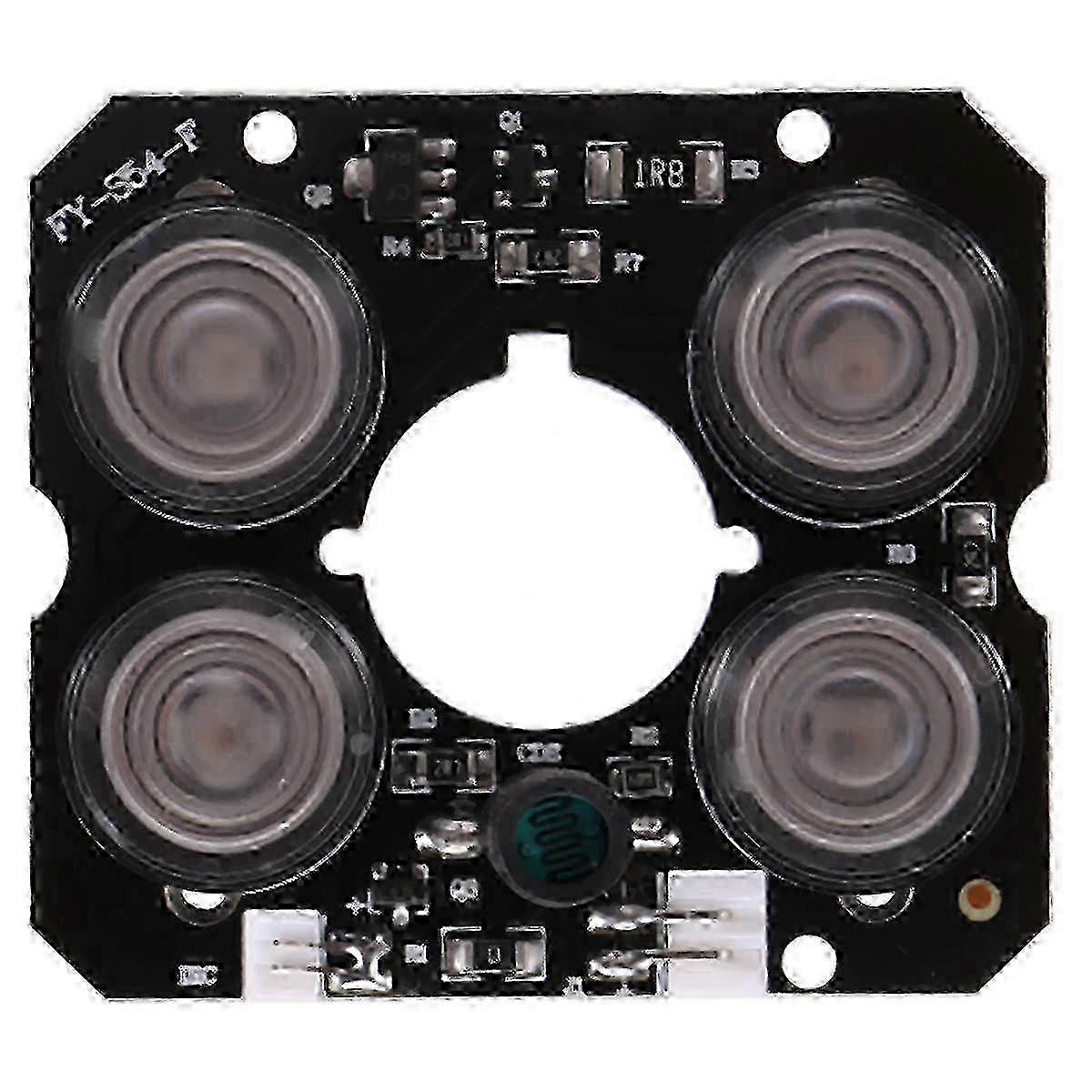 m Infrared night vision light for CCTV cameras - 4 array IR LED spot light with 52mm diameter