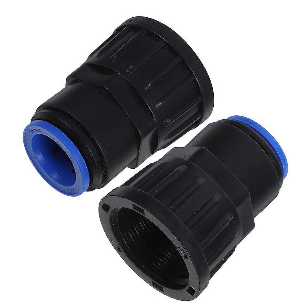 Durable Pom Plastic Garden Hose Quick Connector for Leakproof Watering 2Pcs
