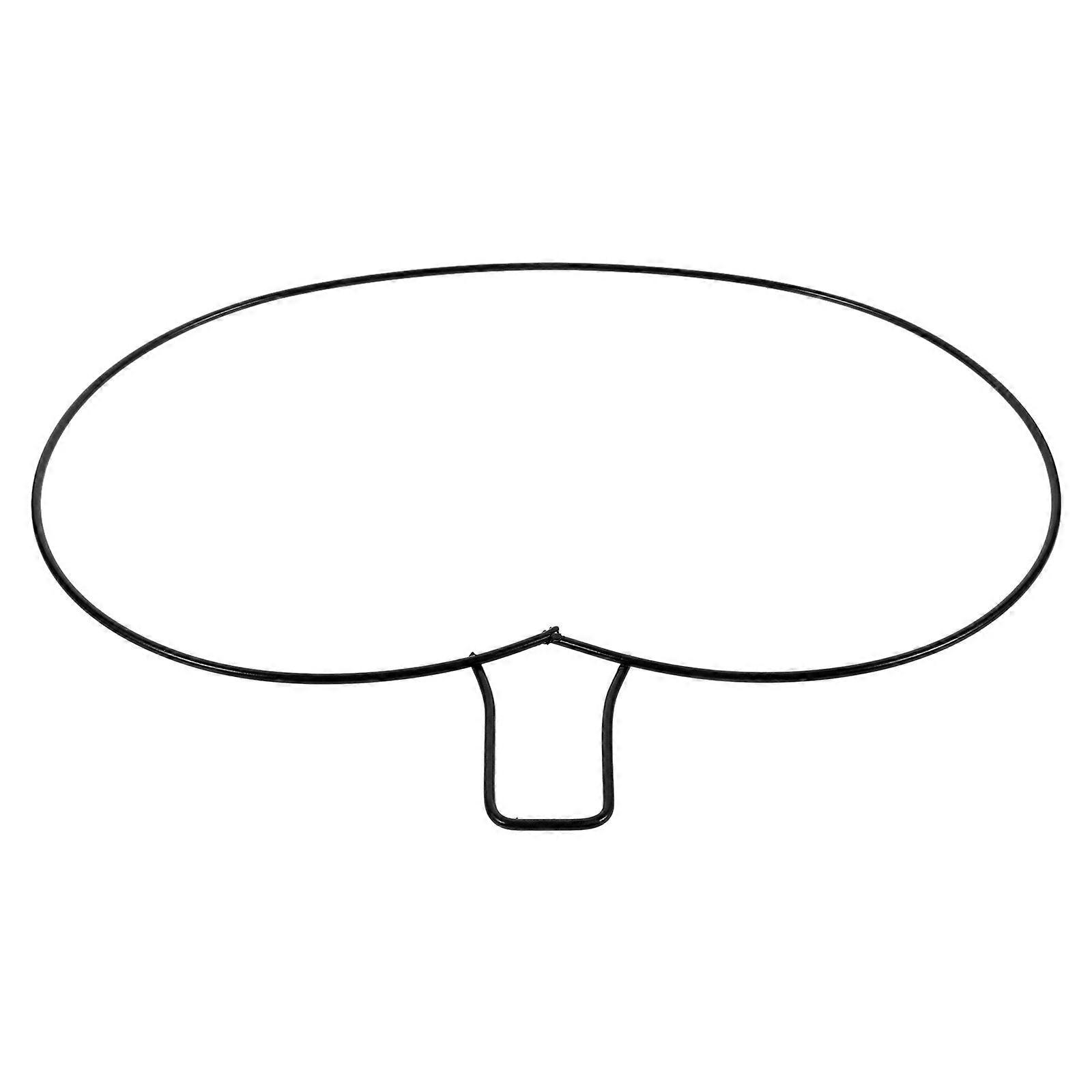 Pumpkin Shaped Wreath Frame Metal Hoop for Decorating DIY Use