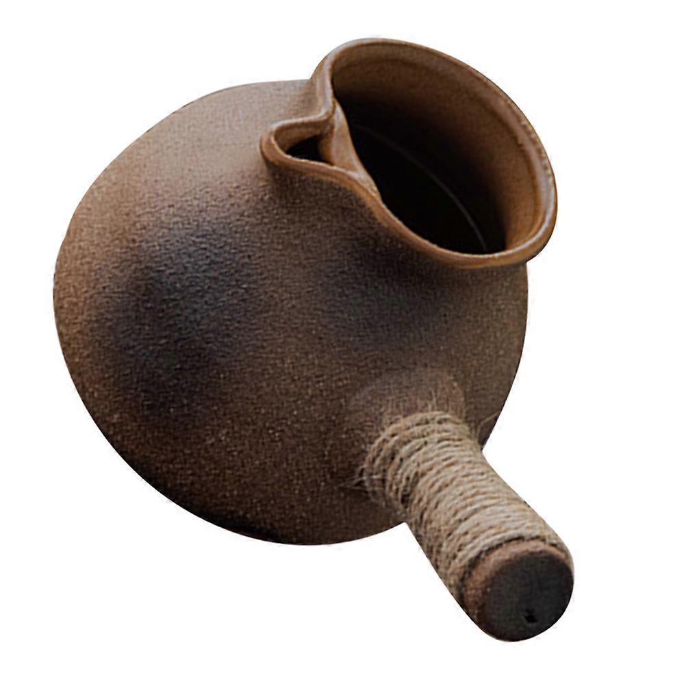 Multifunctional Retro Clay Kettle for Tea Brewing Assorted Color