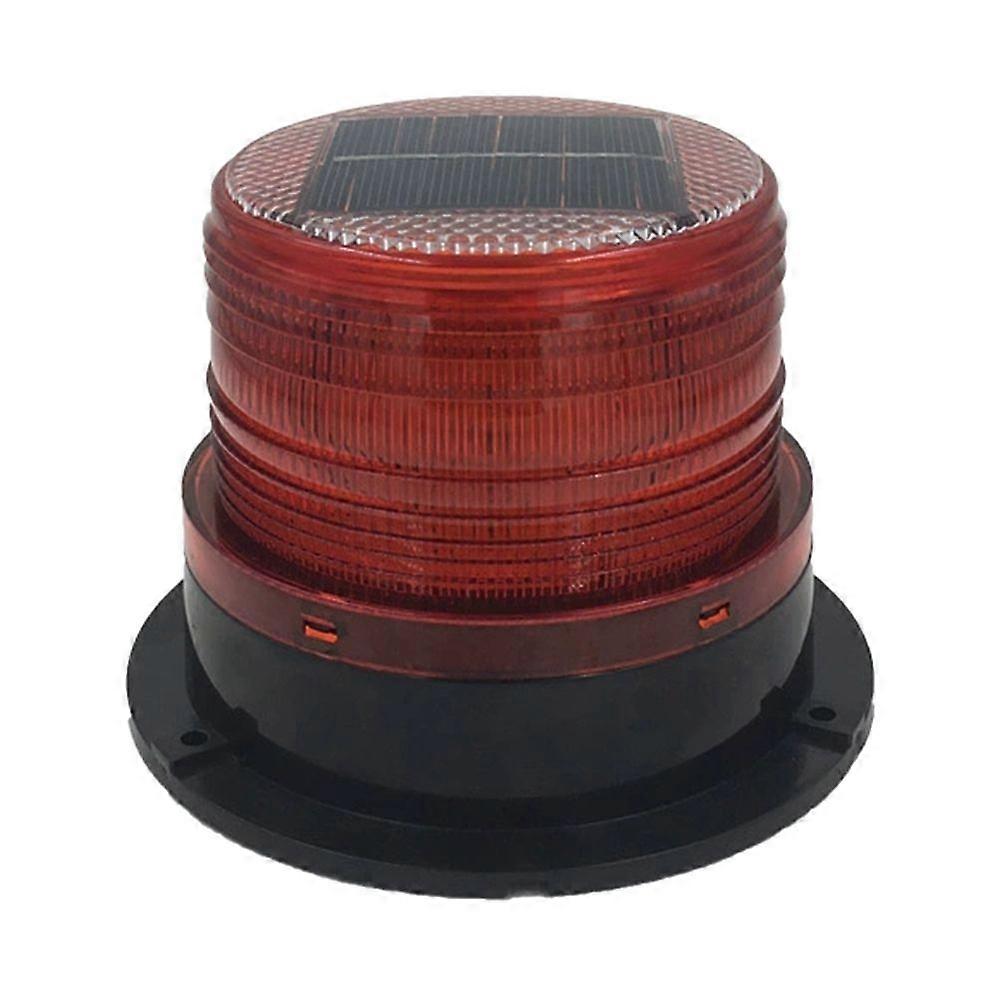 Solar Warning Light Emergency Flashing Warning Waterproof Magnetic Lights Nighttime Safety Warning Flashing Lights A