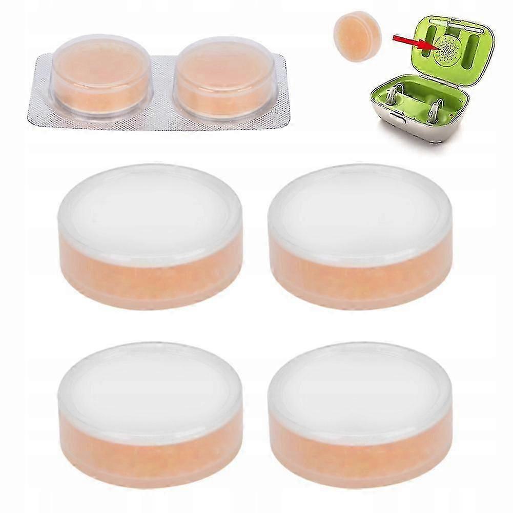 4 Pcs. Hearing Aid Drying Capsules - Moisture Absorber for Hearing Devices