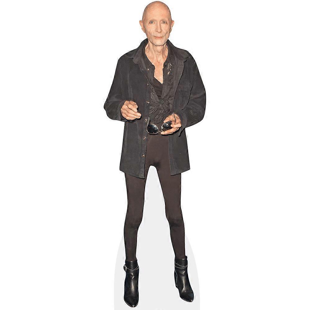 Richard O'Brien (Black Outfit) Cardboard Cutout (lifesize OR mini size). Standee. Stand Up.