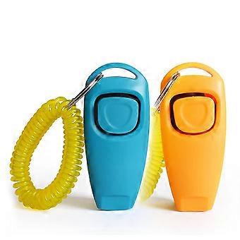 Hondentraining met sleutelhanger Clickers voor hondentraining, perfect voor gedragstraining, oranje
