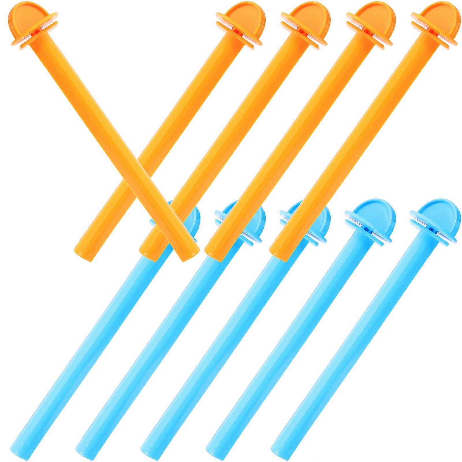 10pcs Universal Parrot Perches Stand for Birds with Plastic Holders