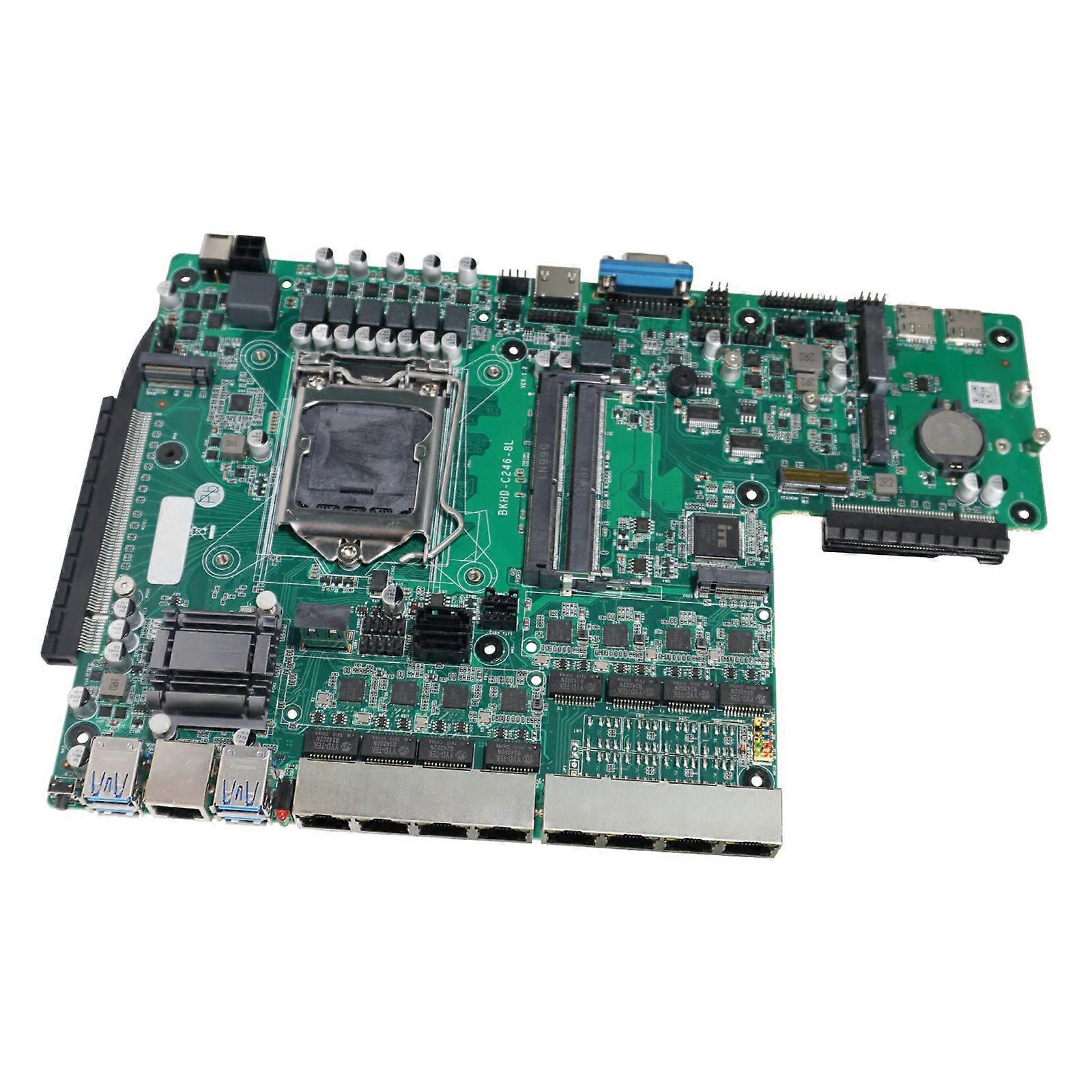 C246 Stable Rackmount Motherboards Supporting LGA1151 Processors Up to 64GB DDR4 for Data Centers and Control Multicolor