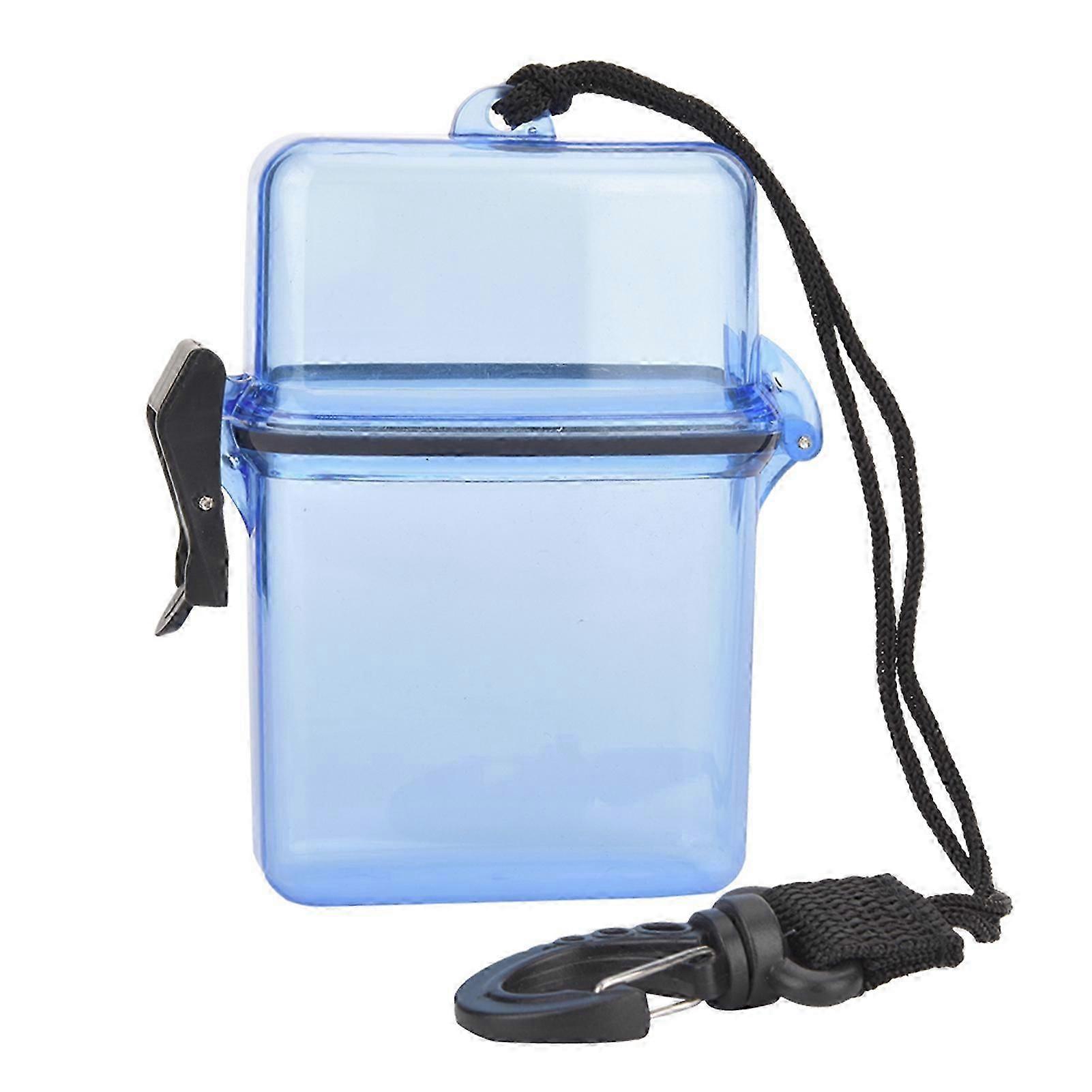 Plastic Transparent Underwater Kayak Sealing Box with Rope Hook for Surfing Canoe Kayak