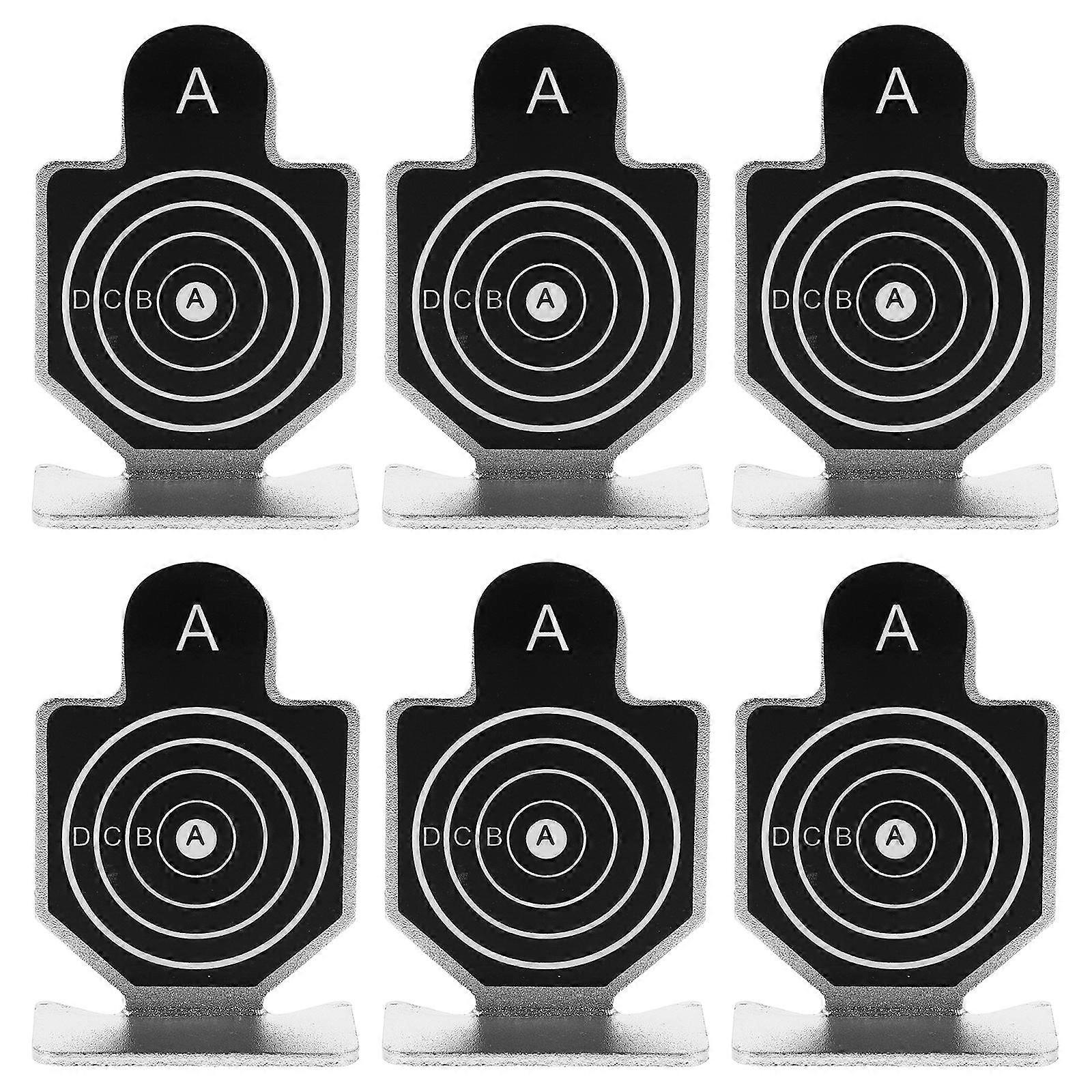 6Pcs Metal Train Targets Set for Shooting Practice and Hand Eye Coordination