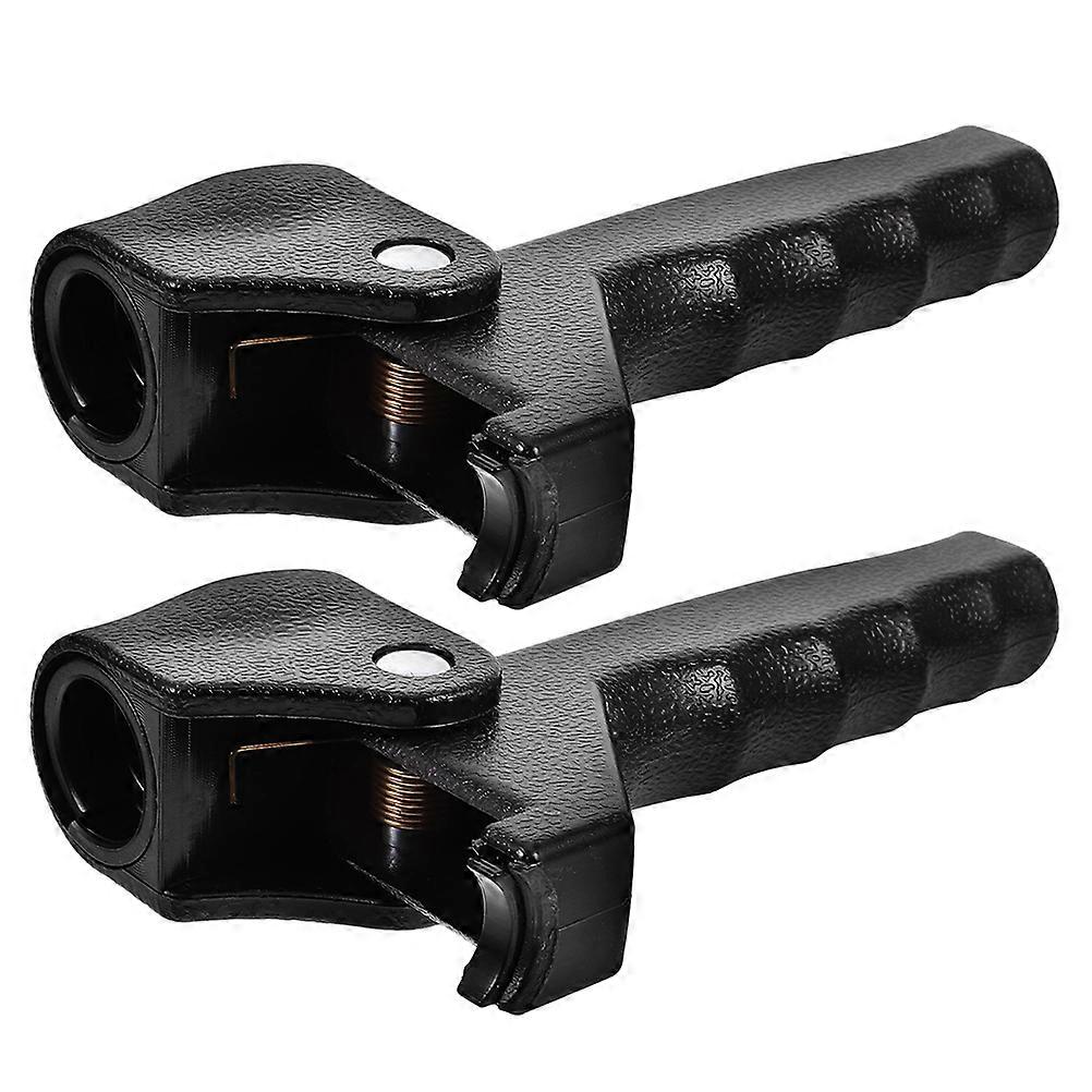 Balance Support Cane Handle Grip for Walking Stick 2Pcs Plastic Handle Set