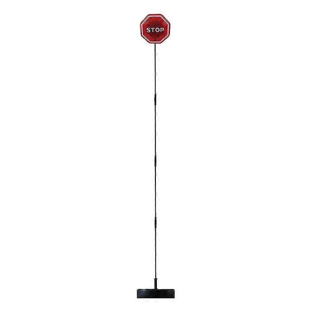 LED Flashing Stop Sign for Garage Parking Stop Sign with Bright Red LEDs and Adjustable Rod Maximize