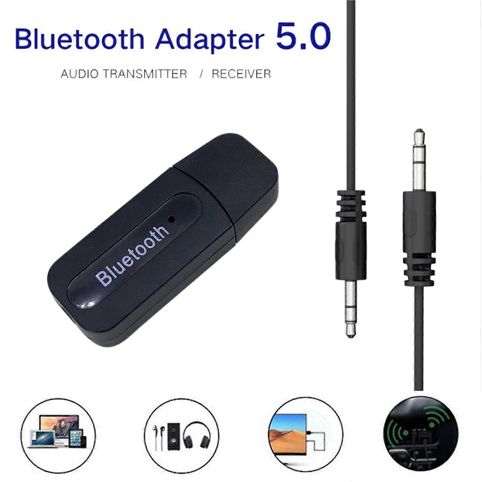 USB Bluetooth Receiver 5.0 Audio Transmitter Adapter For TV/PC Headphone Speaker