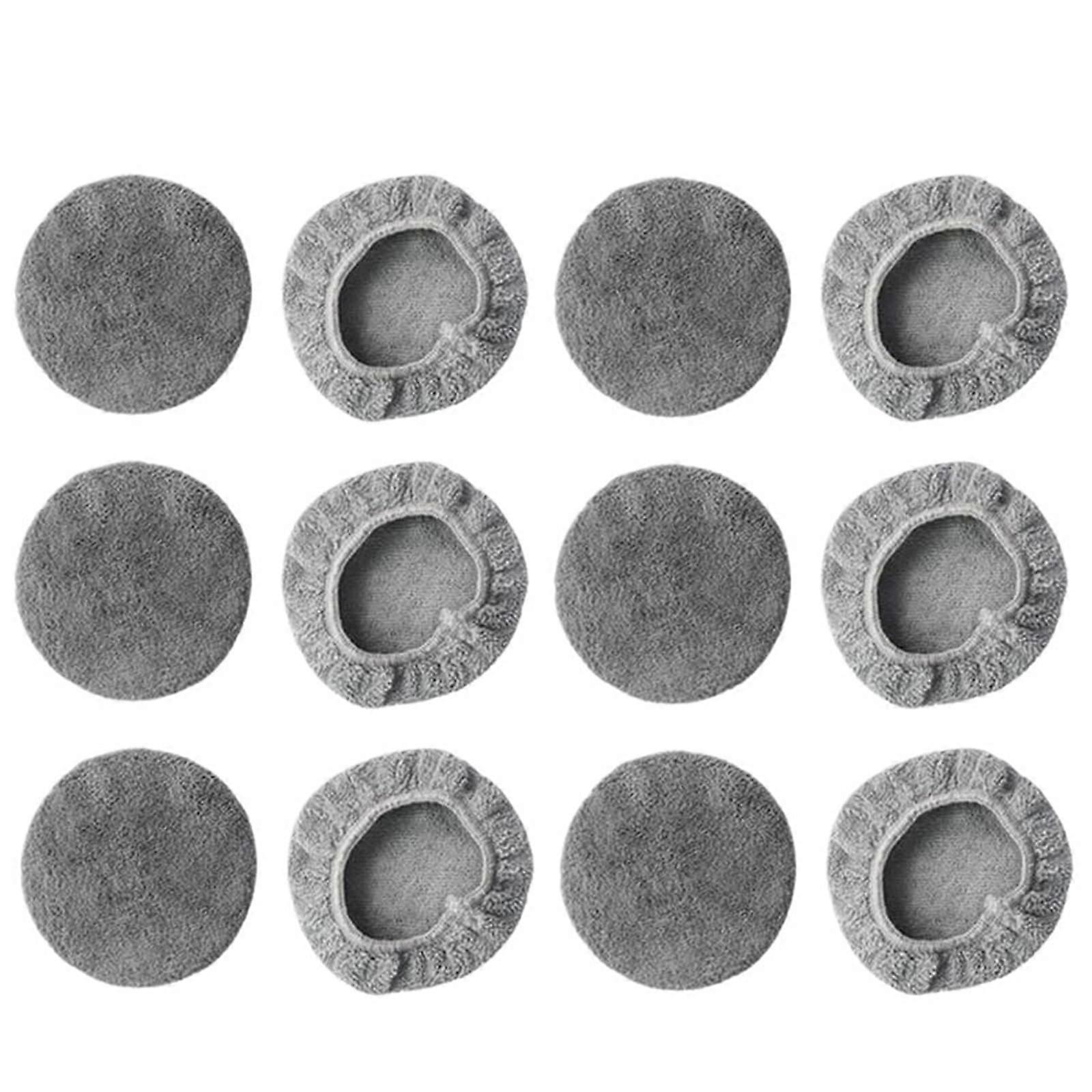 Window Cleaning Robot Mop Cloth Set, Replacement Microfiber Pads, Compatible with PuRuKai, 12 Pack