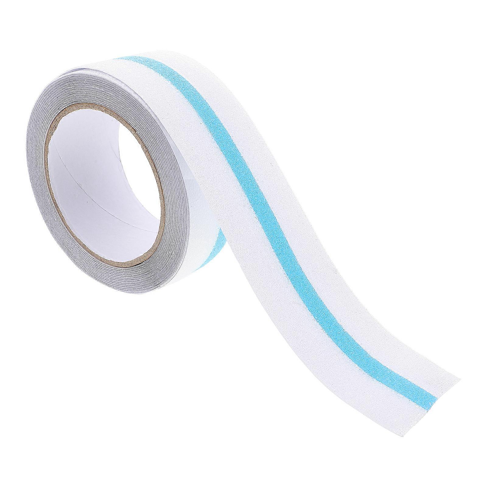 Glow In The Dark Stair Treads Non Slip Strips Blue Ideal For Nighttime Use On Stairs And Floors 1Pack