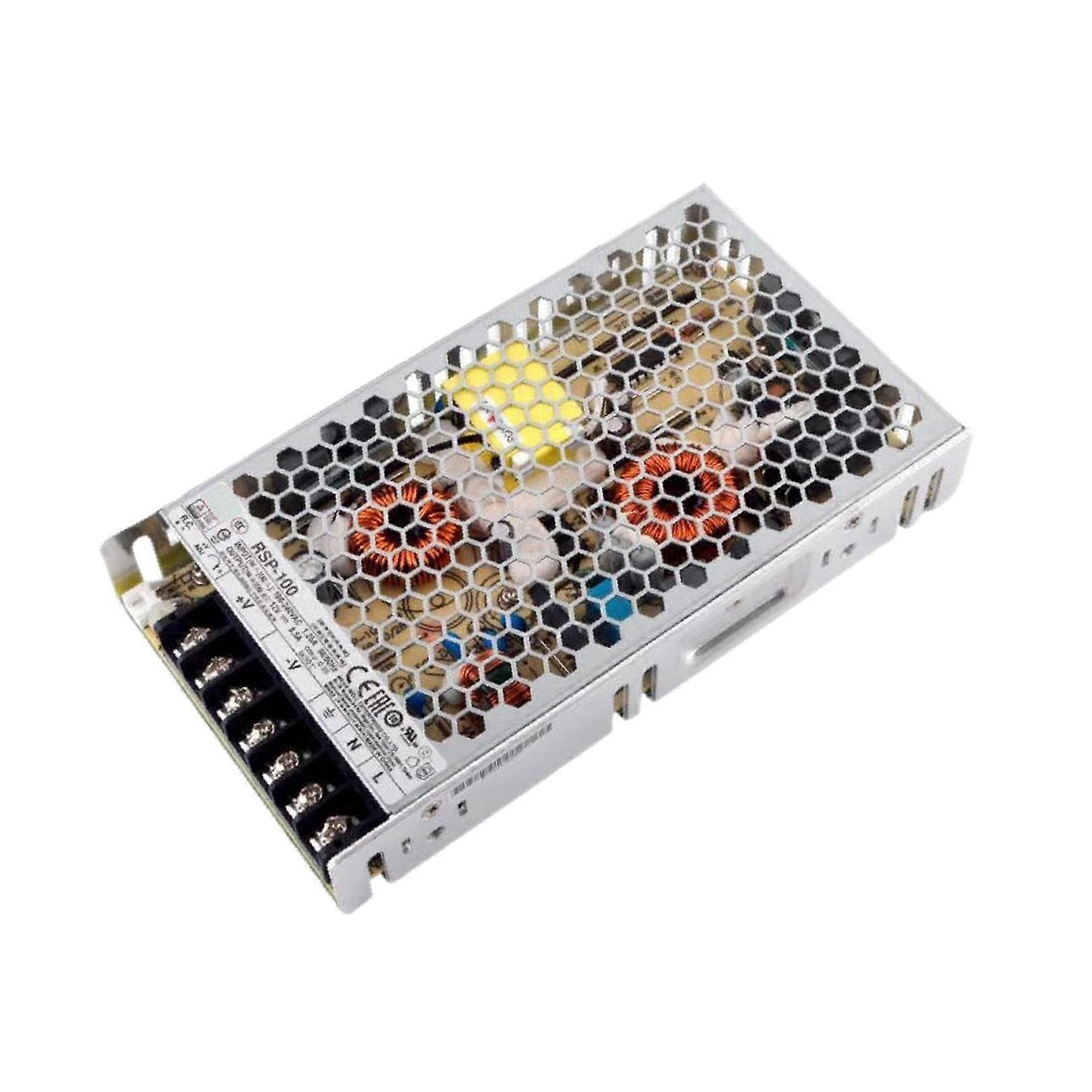 Industrial AC DC Power Supply 100W 7.5V with Universal Input, PFC Protection for Automation and Testing