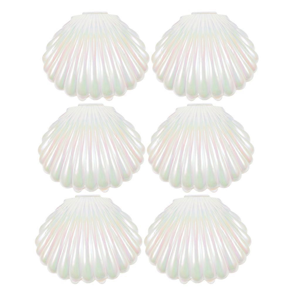 Seashell Decorative Candy Box for Party Events 12Pcs Plastic Boxes