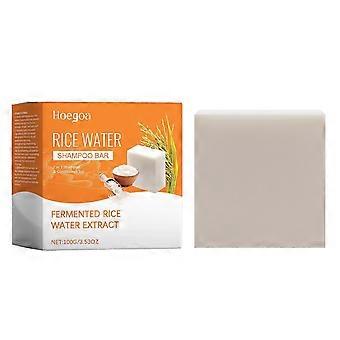 Hydrating Leavened Rice Water Shampoo Soap  Gentle Cleansing, Nourishing Hair & Scalp with Castor Oil, Ginseng & Ginger Extracts for Healthy, Vibrant
