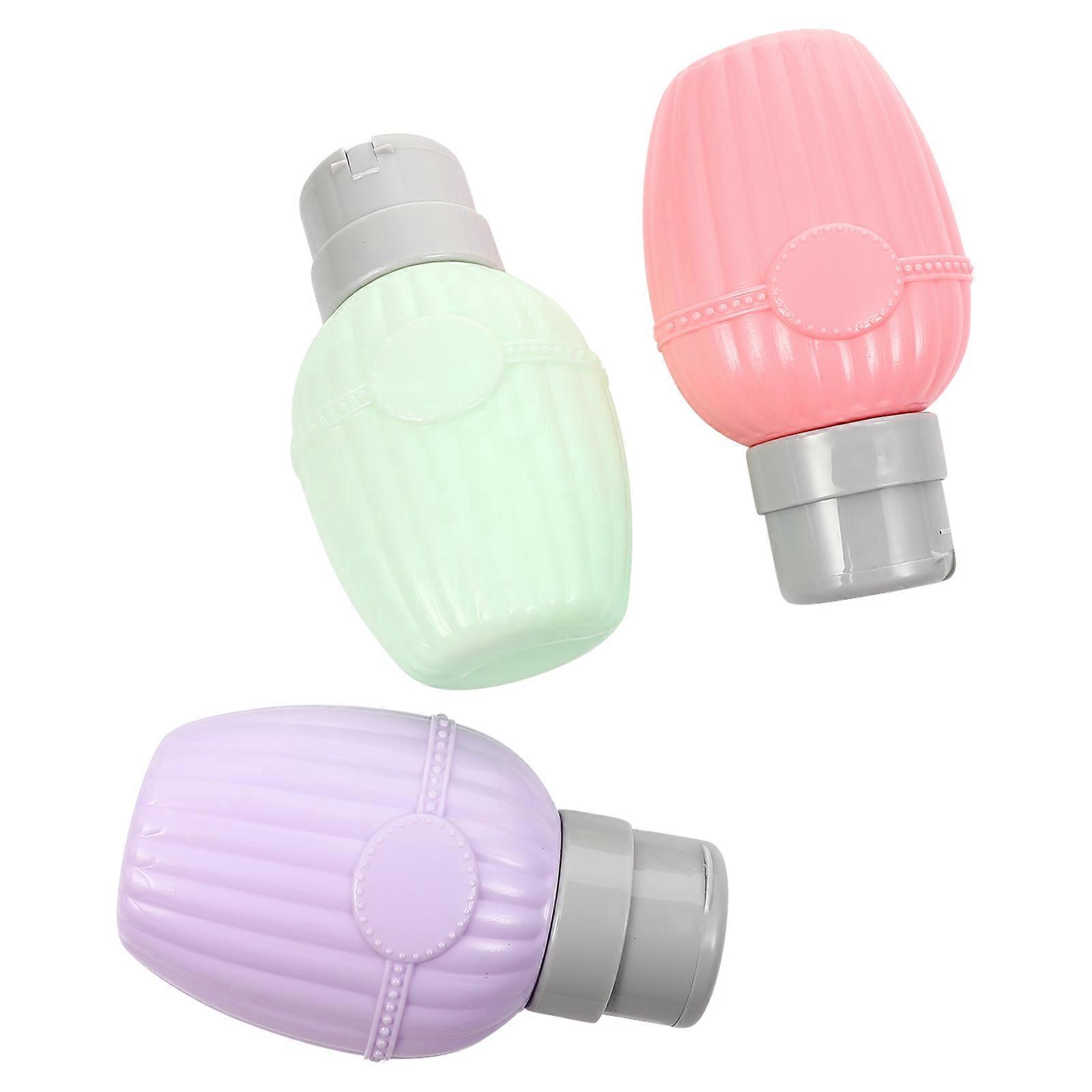 Empty Nail Polish Remover Bottle for Manicure Liquid Dispensing 3Pcs