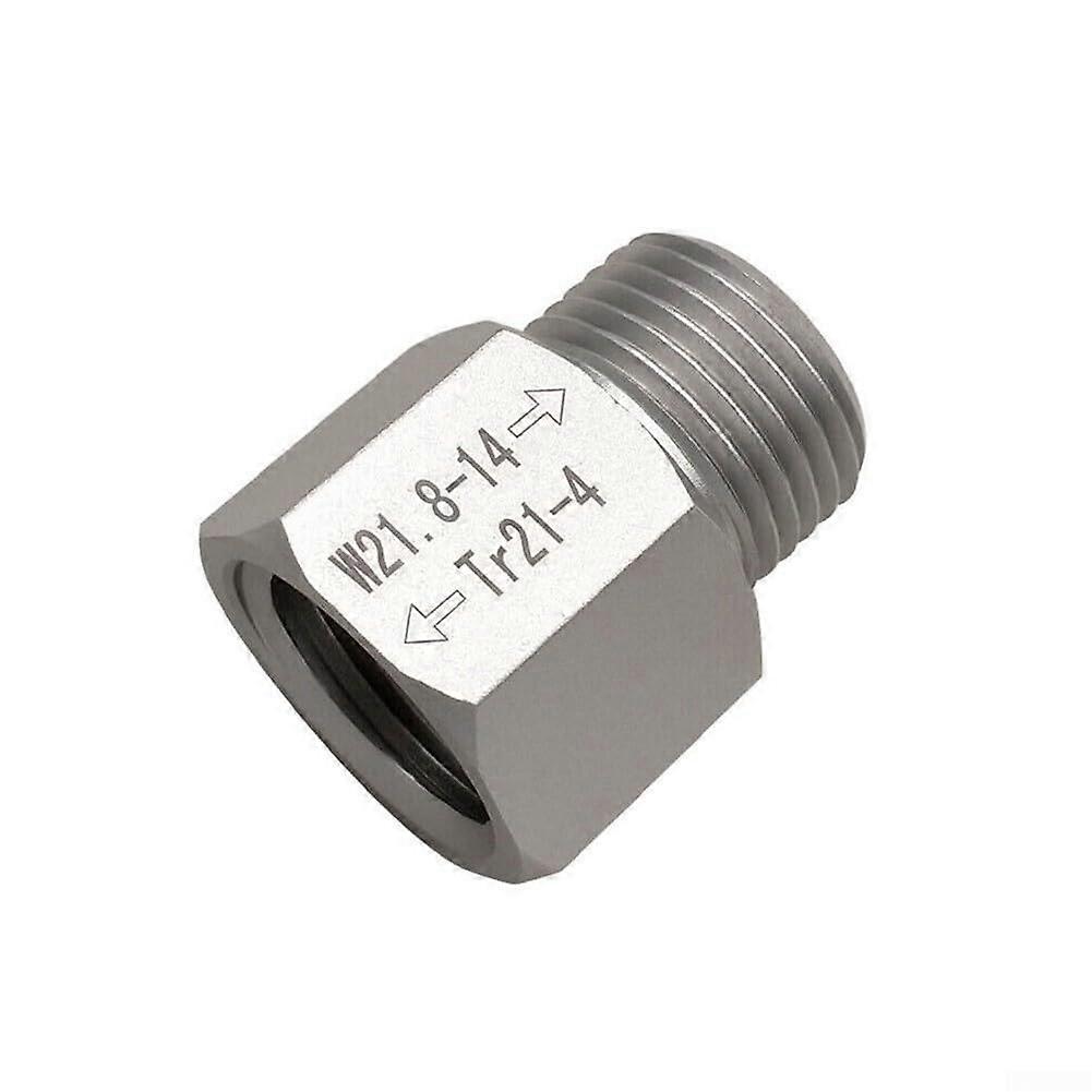 Aluminum Adapter for Stream Cylinders Convert To Bottle Thread W21 8 Compatible With Bottle Threads