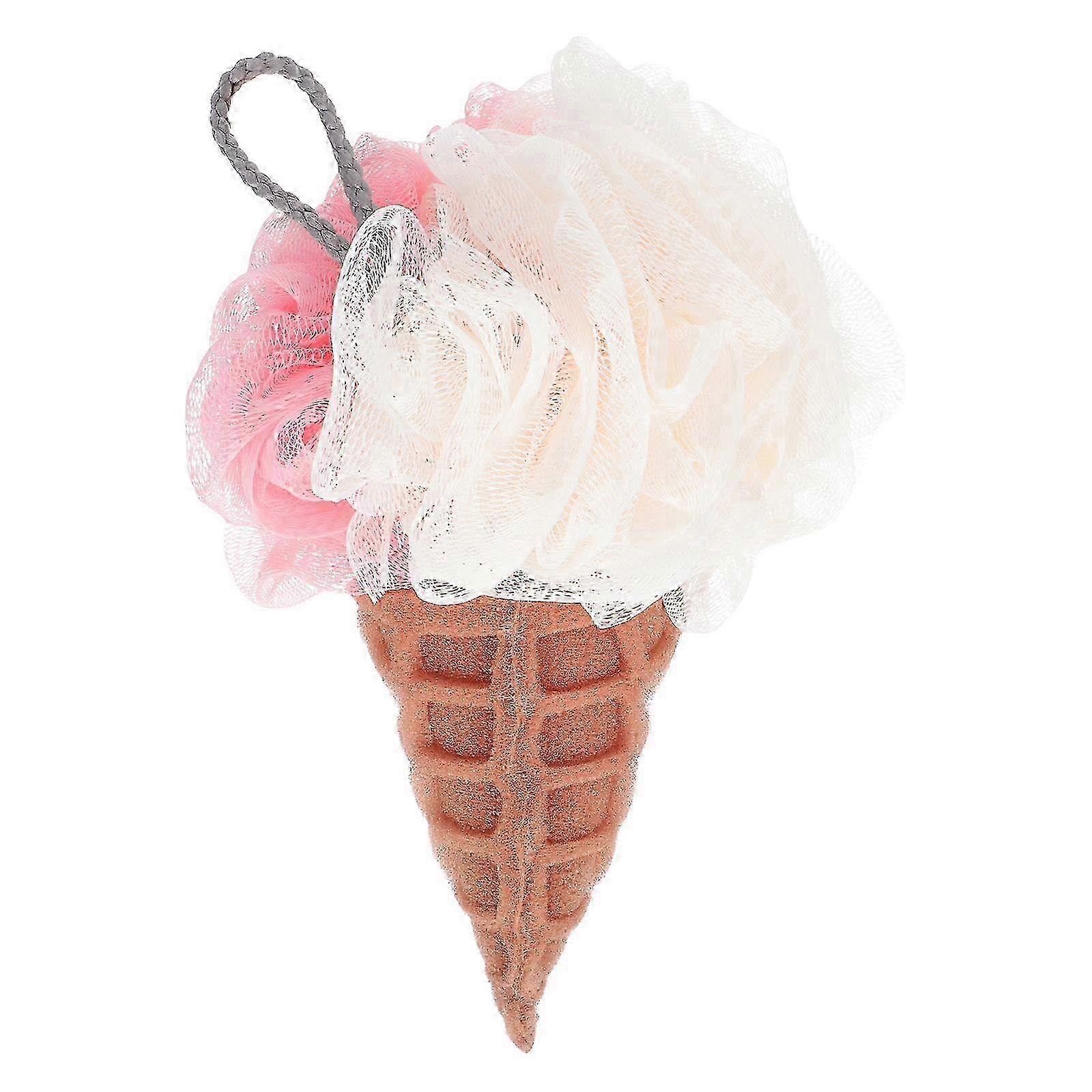 1pc Supple Thicken Shower Ball Creative Bathing Flower Deep Cleaning Scrubber