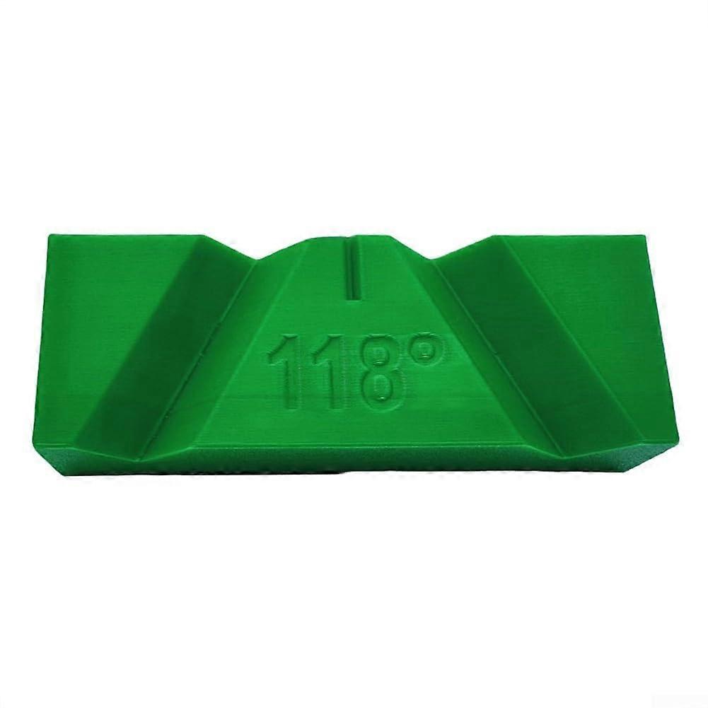 Drill Bit Sharpener 118 Degree Jig for Bench Grinder, Precision Angle Sharpening Tool Green