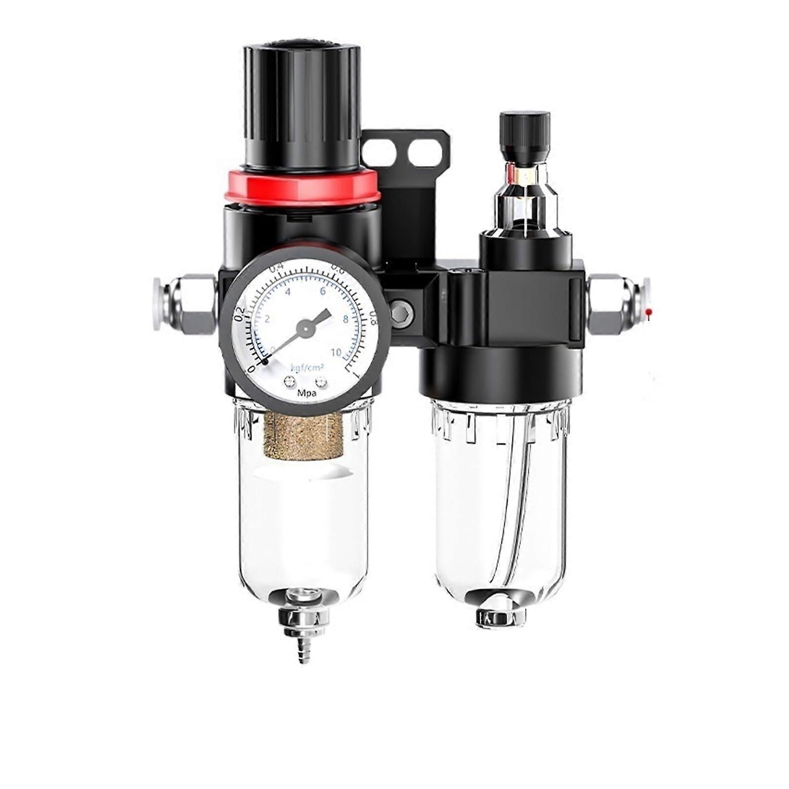 AFC2000 Air Compressor Filter Regulator with Automatic Water Drain, TwoPiece Efficiency Design