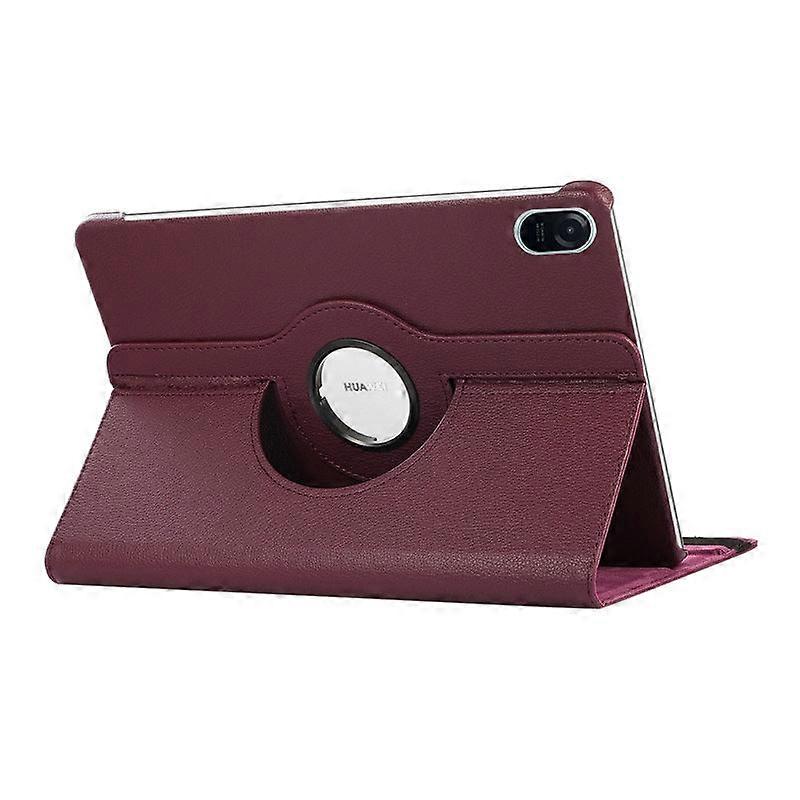 Case For Ipad Air 11" M3 2025 & M2.2024 Purple Litchi Texture Rotating