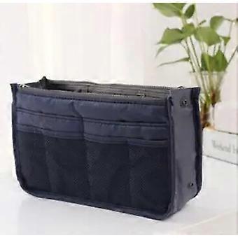 Multi Functional Large Capacity Makeup Bag Portable Double Zipper Toiletries Travel Storage Bag Mommy Bag Multi Pocket Cosmetic