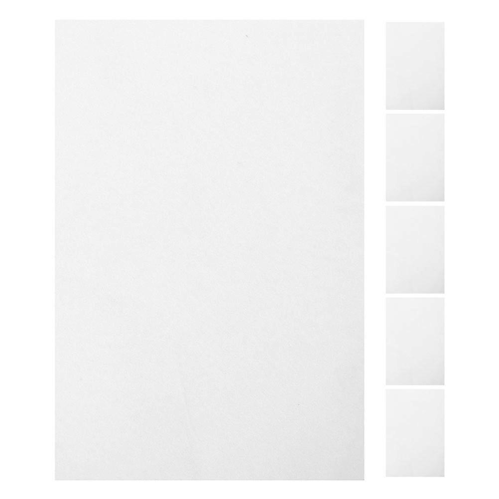 White SelfAdhesive Flocking Sheets for Gift Box Presentation 6PCS A4 Soft Protective Fabric