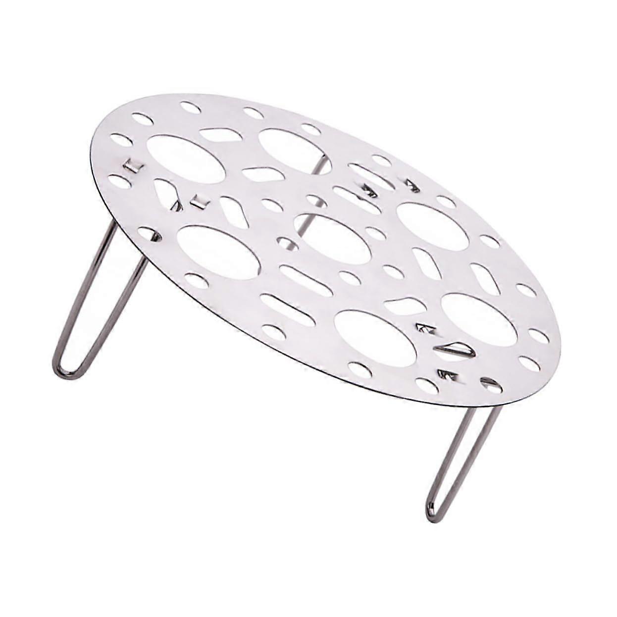 304 Stainless Steel Steamer Rack for Eggs and Fish, Foldable Multipurpose Kitchen Holder