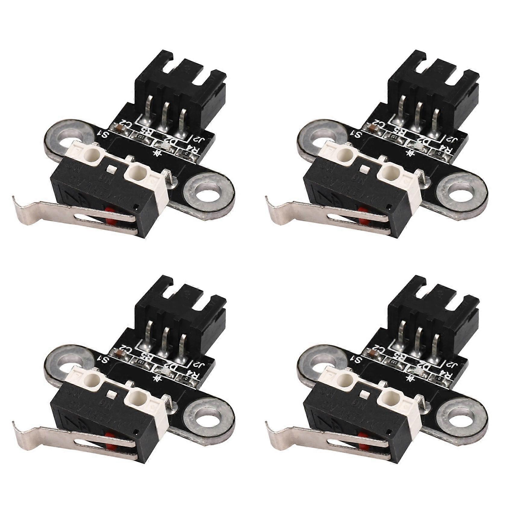 4X 3D Printer Parts Mechanical Endstop Limit Switch Module Endstop Switch Horizontal Type for Reprap Ramps1.4 Diy
