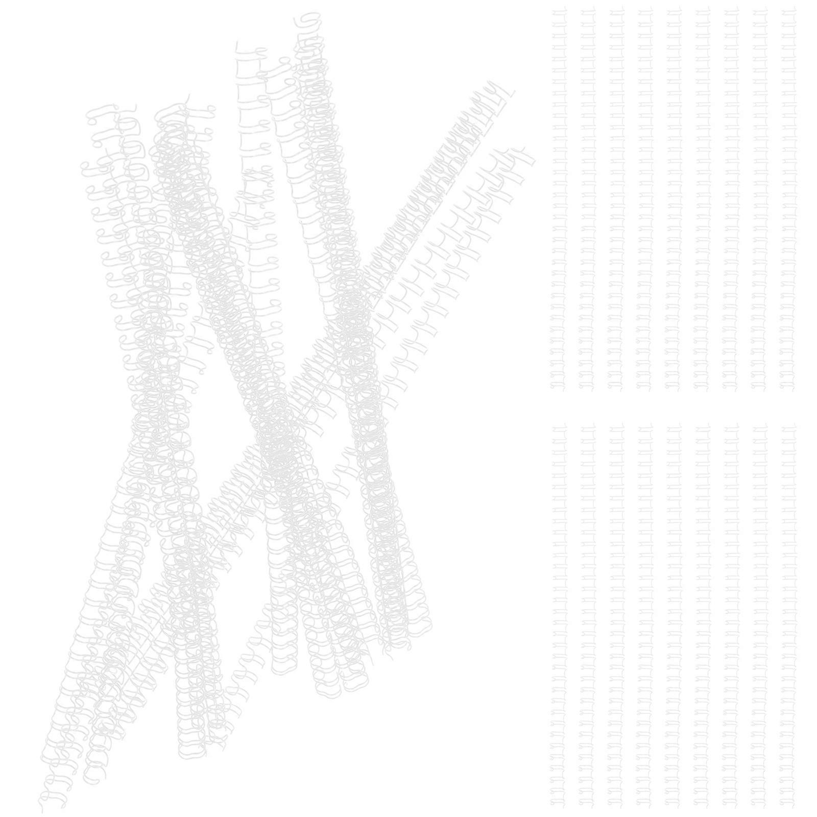 Binder Rings Loose Leaf Iron Double Loop Wire Binding Rings 100Pcs for Notebook