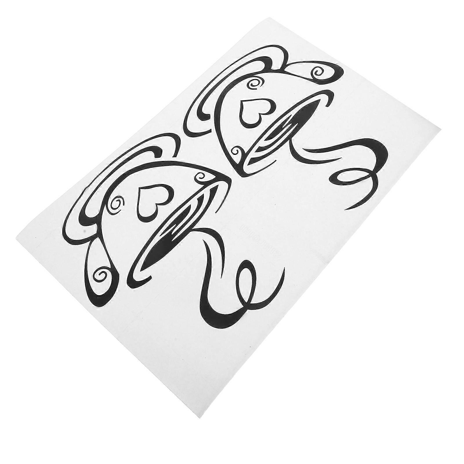 Coffee Wall Stickers Removable for Wall Decoration Black Design