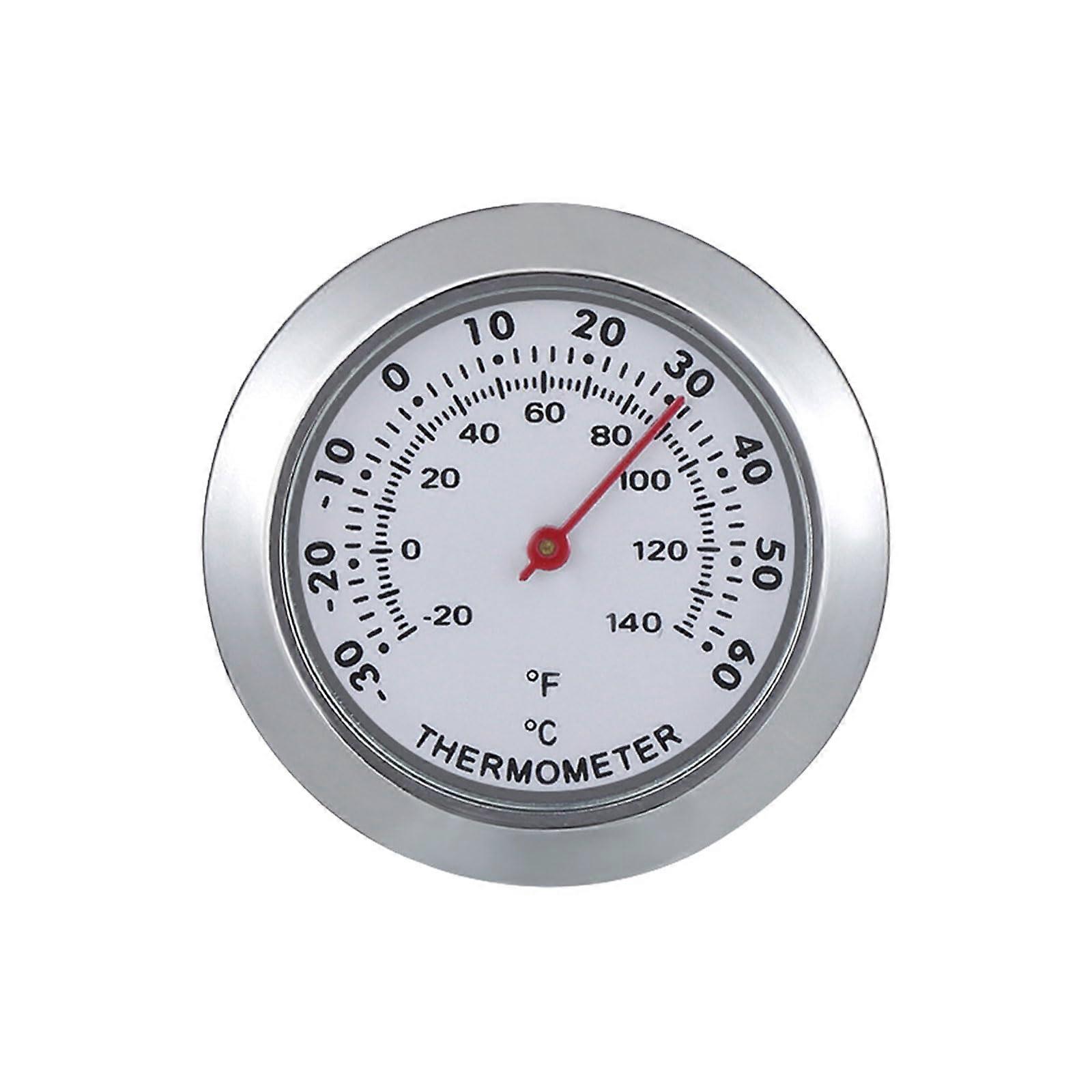 43mm Portable Mechanical Cigar Hygrometer Thermometer for Precise Humidity Control MultiColoured
