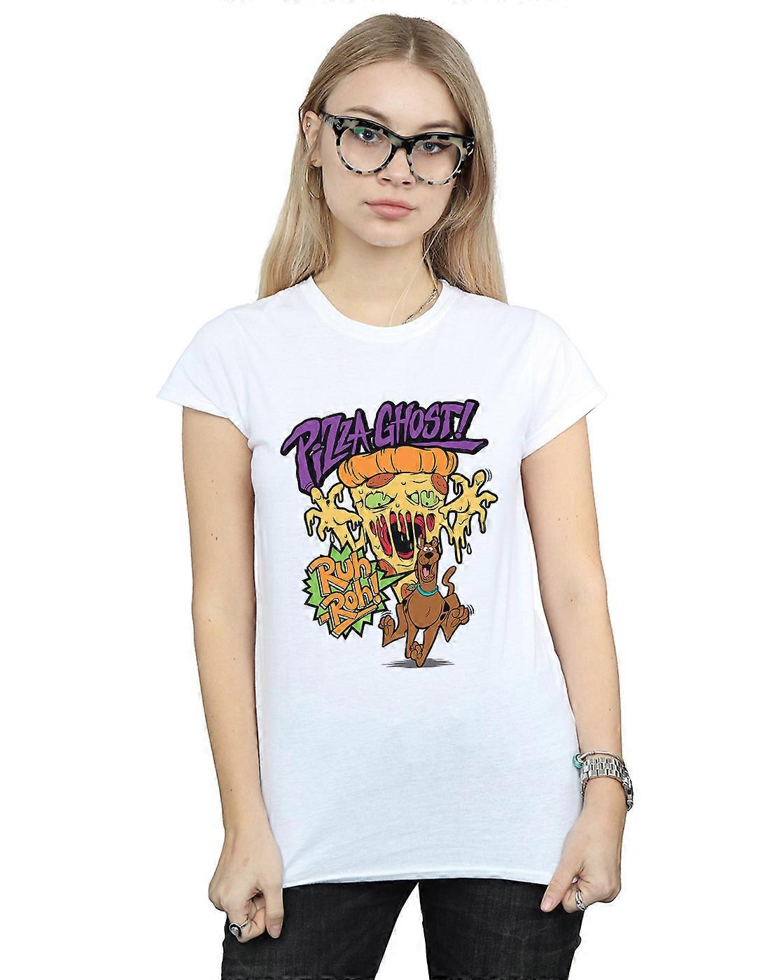 Scooby Doo Women's Pizza Ghost T-Shirt