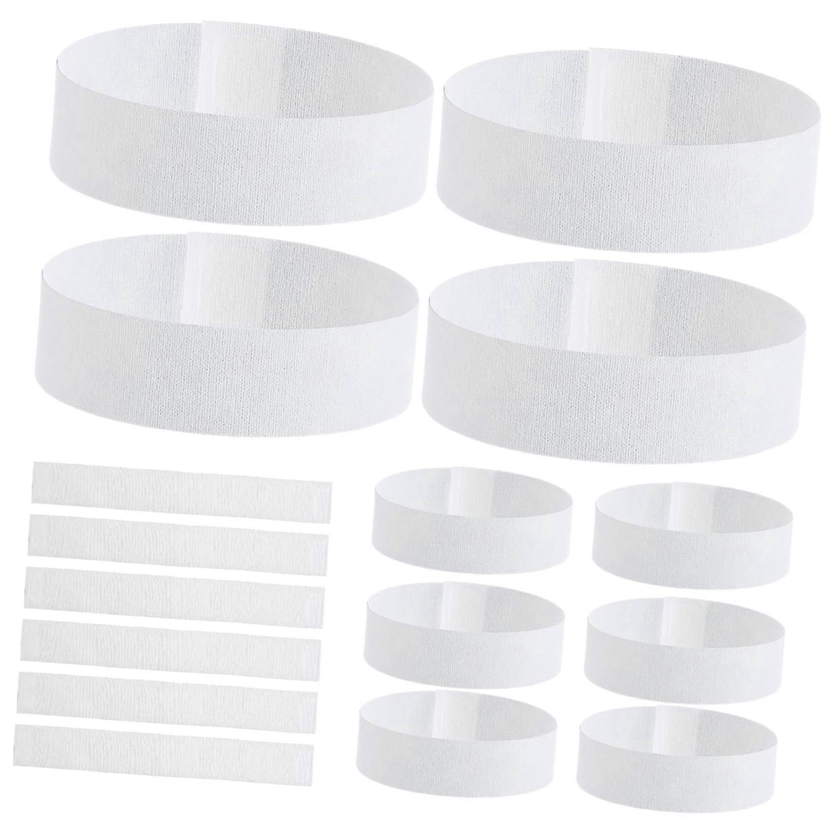 30pcs Disposable Spa Headband for Skincare and Makeup with Adjustable Touch Fastener