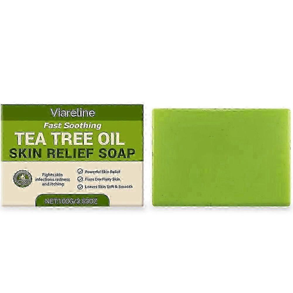 Tea Tree Oil Skin Soap Refreshing Bath Moisturizing Moisturizing Skin Care