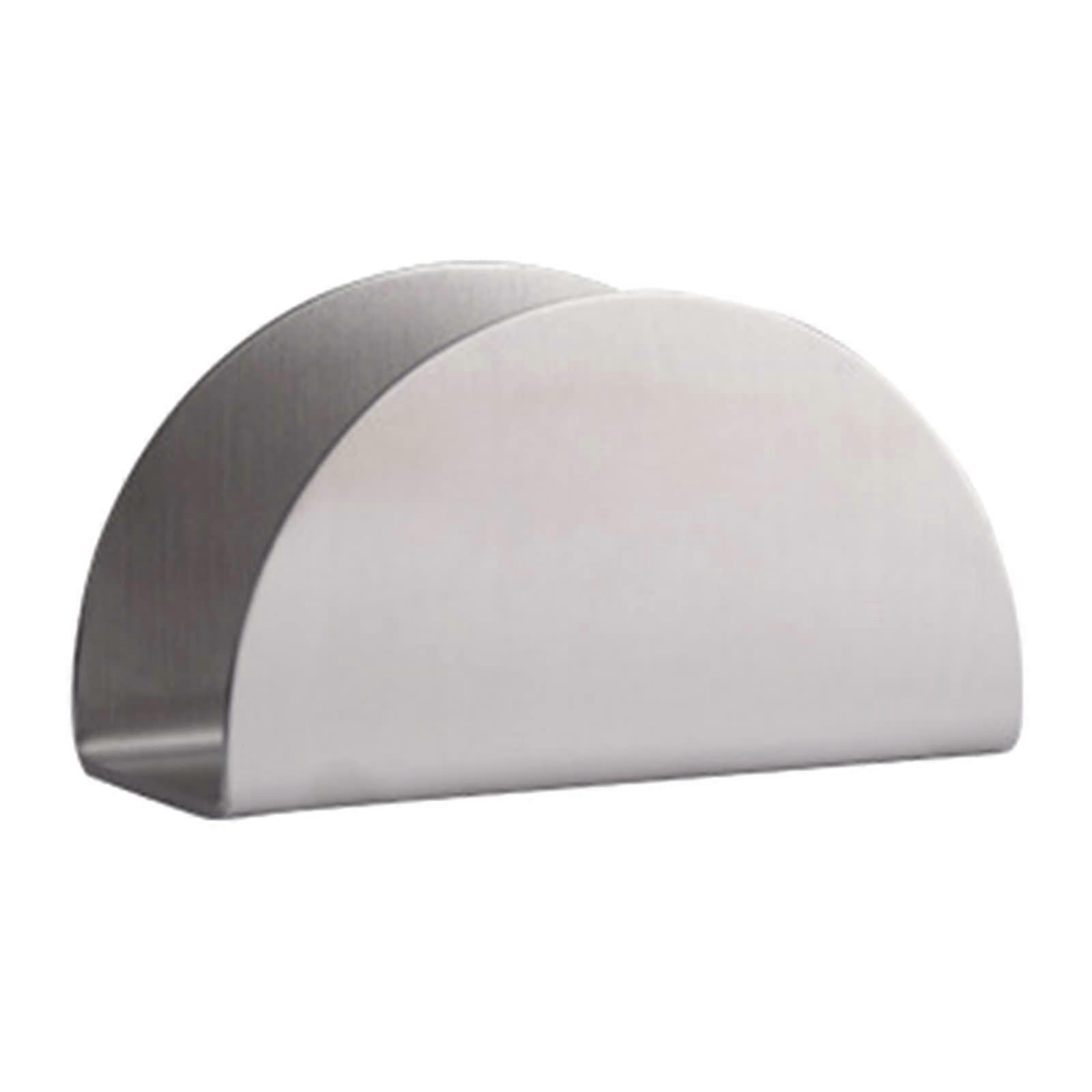 Stainless Steel Napkin Holder RustResistant Silver Tissue Stand for Kitchen Dining Table