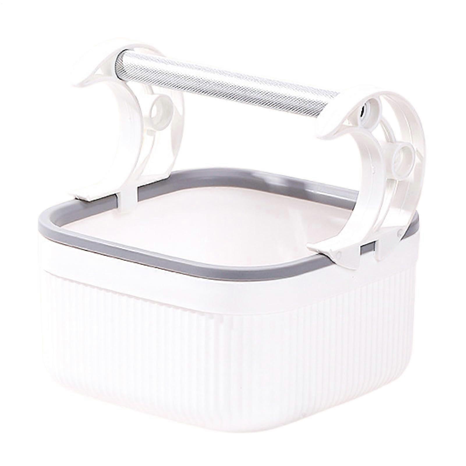 Bird Playstand with Swing and Cups, Tabletop Parrot Training Stand with Removable Waste Box