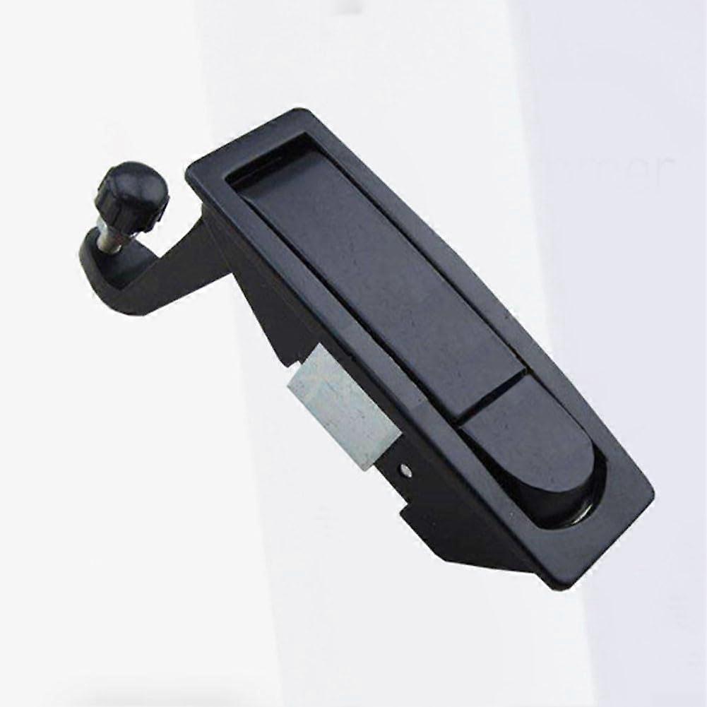 Electrical Cabinet Lock Zinc Alloy Flat Bounce Design Black #2  Security Easy Install