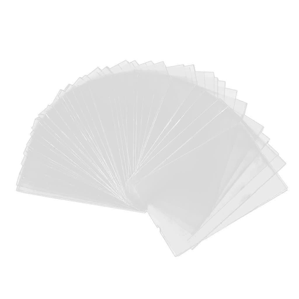 Card Sleeves 100 Pack Clear PP Trading Card Protectors  Loader Holders Durable Secure Fit