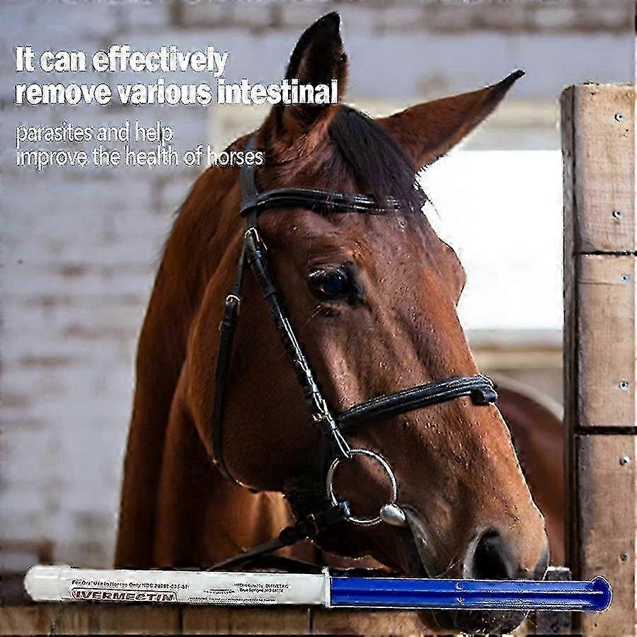 Eplesmaksatt hestekrem, mild formel, ormekur, balanseregulerende, ikke-irriterende ormekur for hester