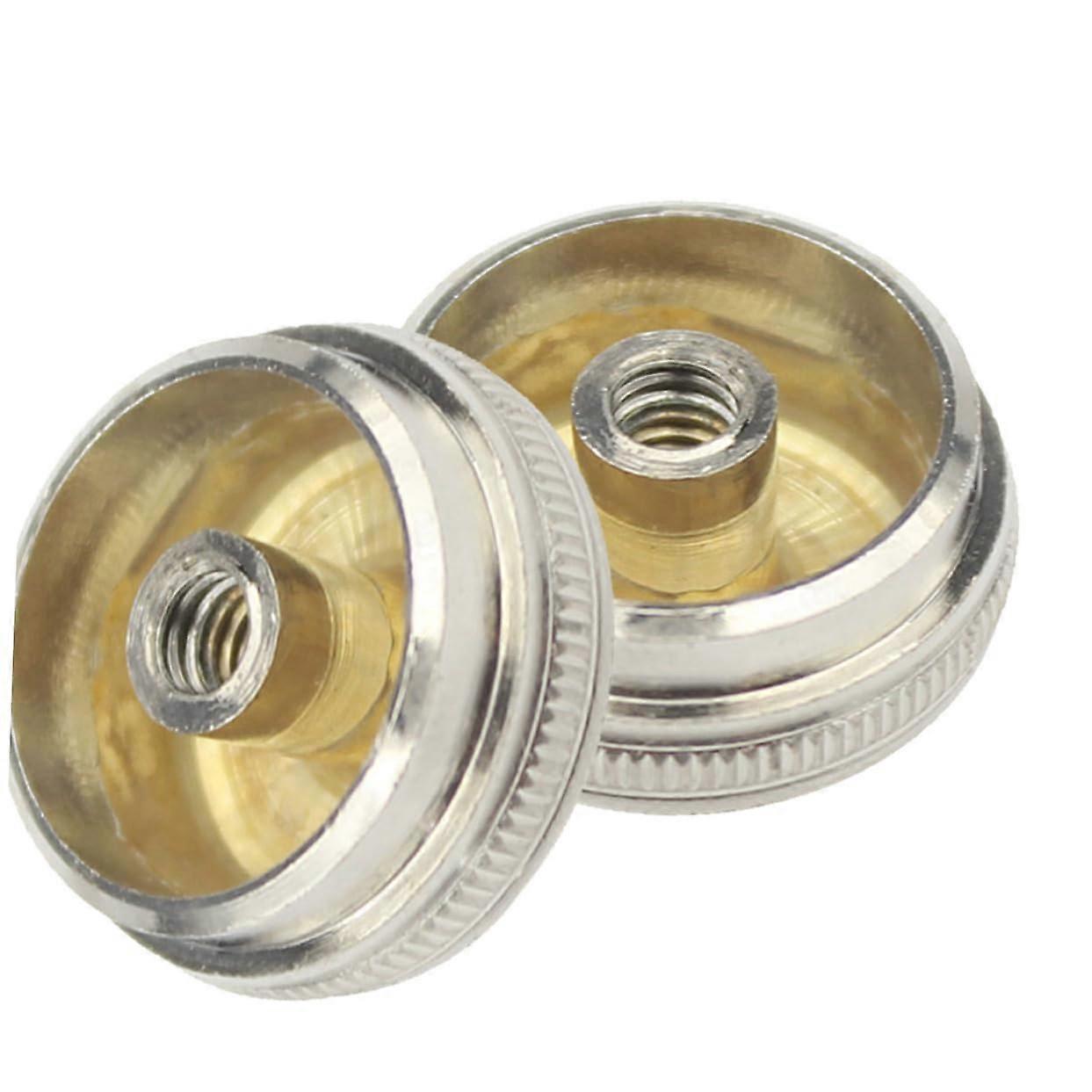 Flute Headjoint Screw Cap Replacement, Durable Copper End Cap for Secure Headjoint Fit, 2pcs