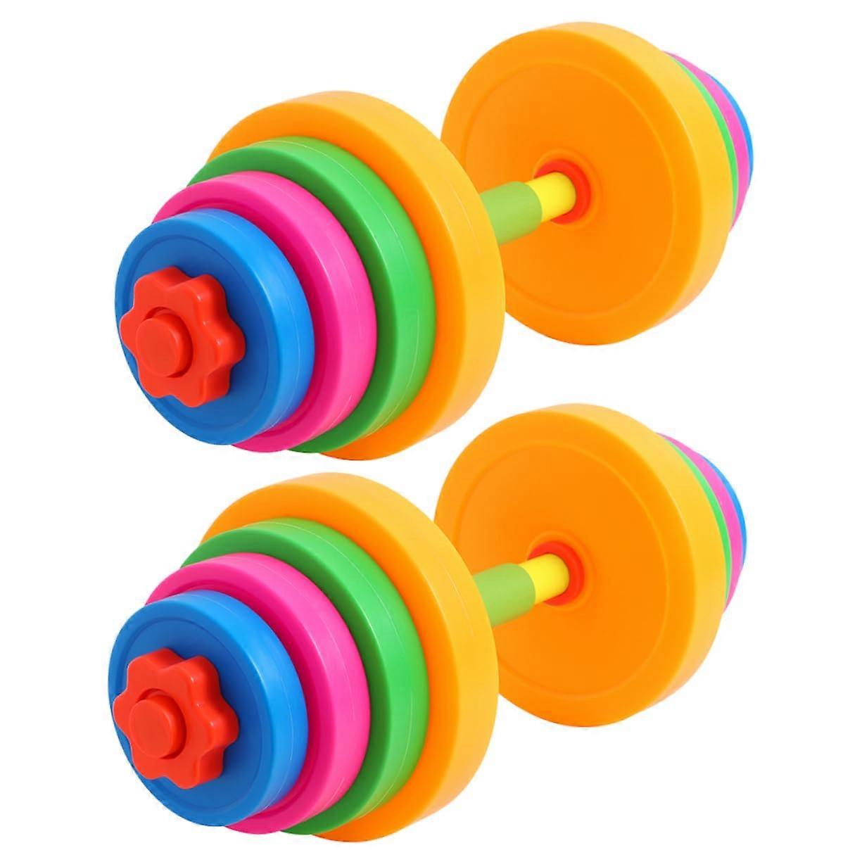 2pcs Adjustable Water Filled Dumbbell Set for Home Workout with Adjustable Weight Levels