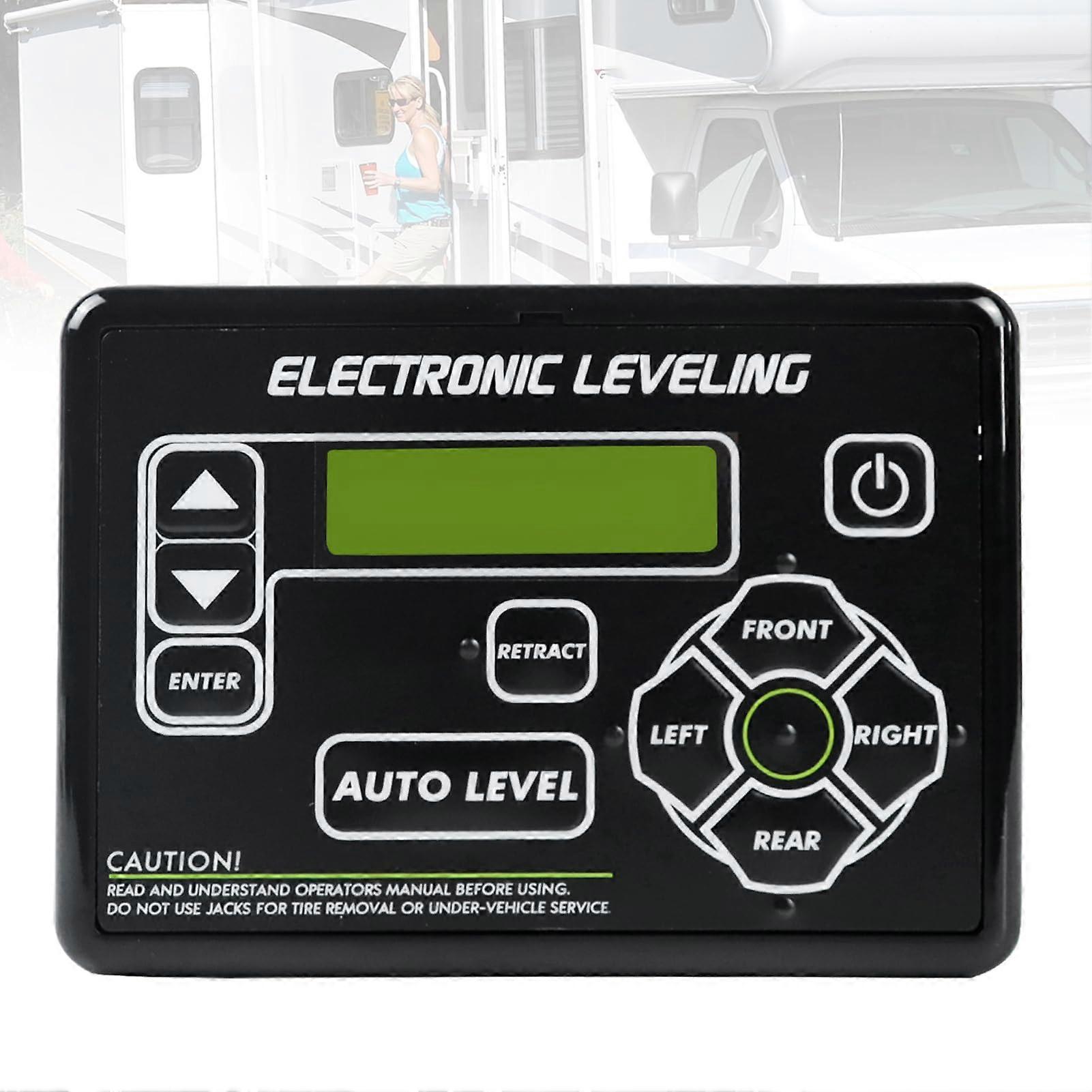 RV Leveling System with Fast AutoLeveling Touchpad Control Panel 421484 for Lippert Trailers