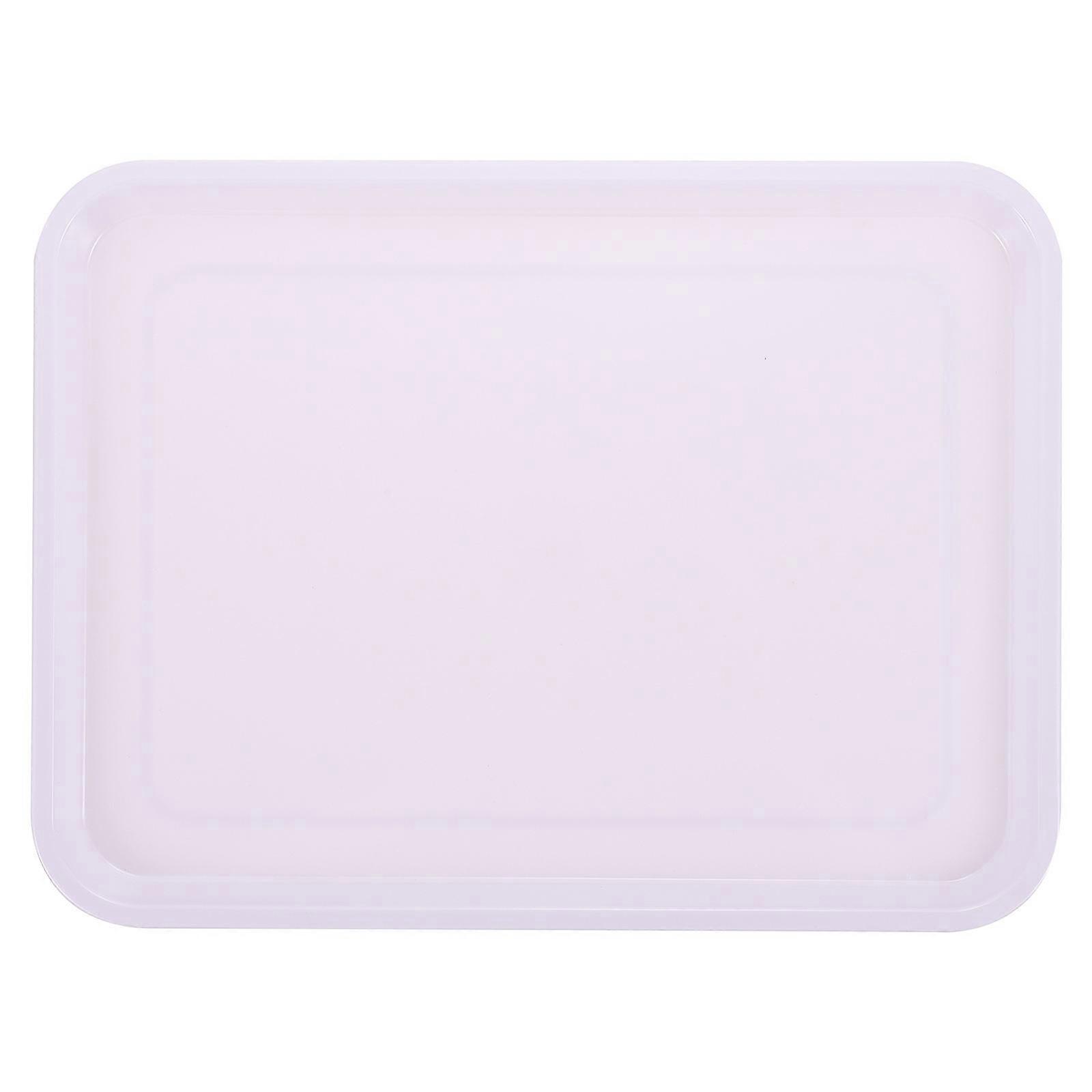 Storage Container Practical For Tableware Bathrooms Dressing Tables Lightweight Design White Color 1Pcs