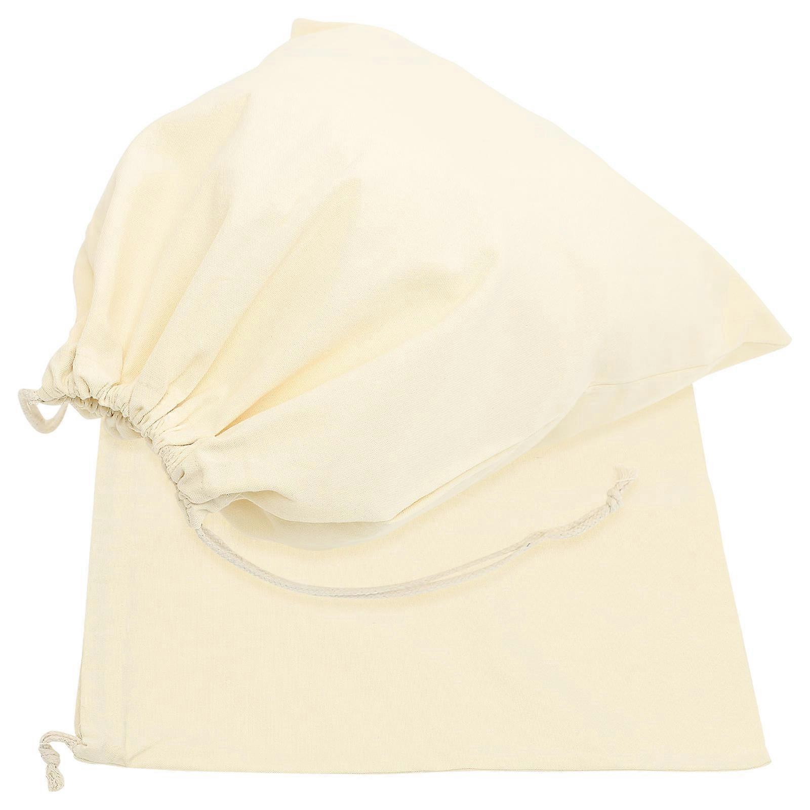 Laundry Bags Canvas Storage Bags for Storage 2Pcs Drawstring Laundry Pouches