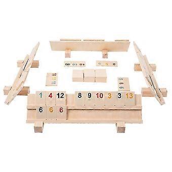 Travel Size Rummy Game Travel Rummy Cube Game 2-4 People Party Game for Adult and Kids