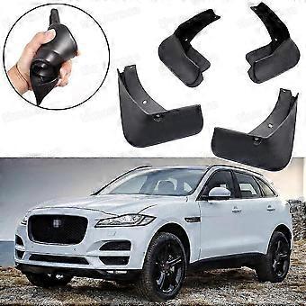 Car Mud Flaps Splash Guard Fender Mudguard Black for Jaguar F-Pace 2017-2022