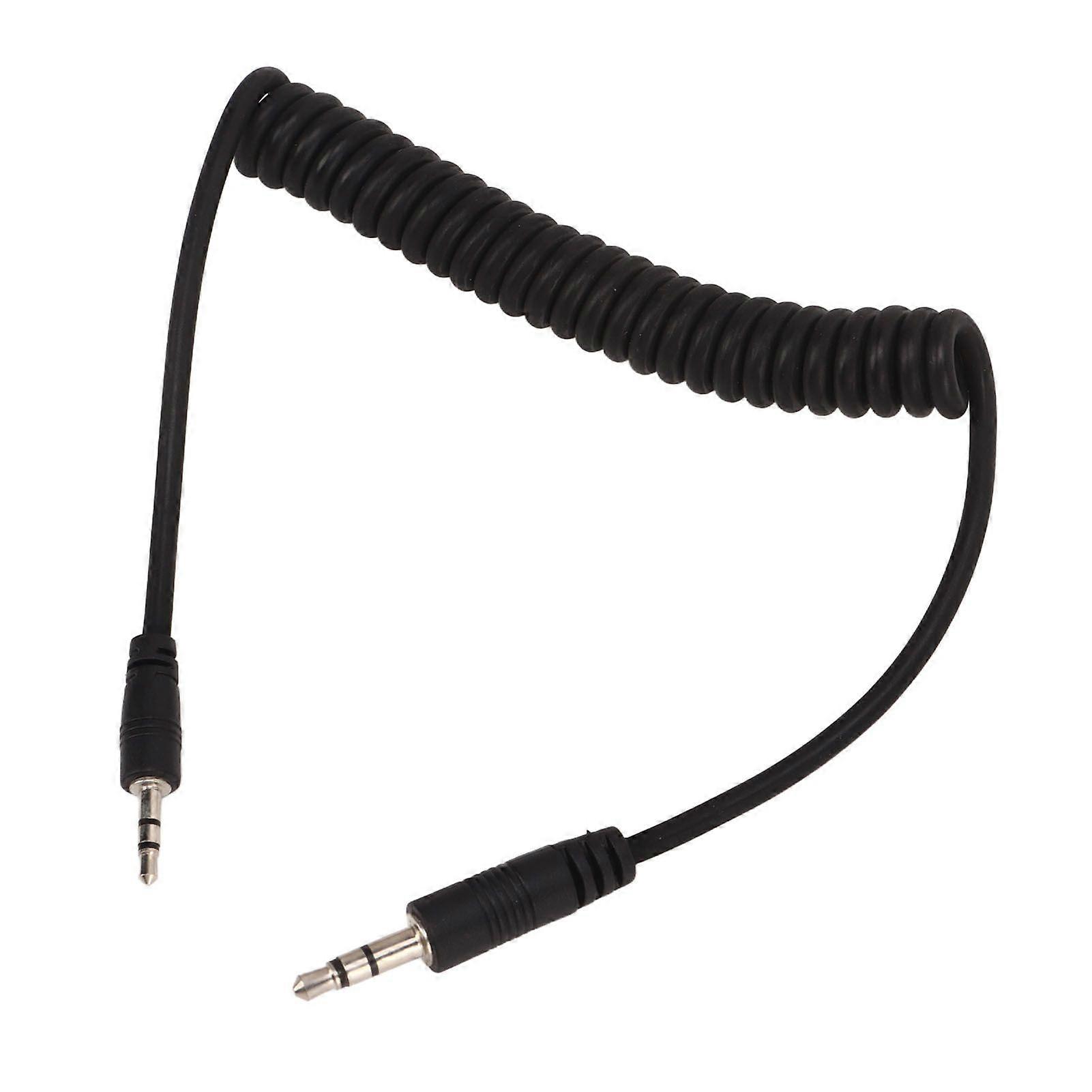 3.5mm to CB2 Camera Spring Cable Shutter Remote Control Connection Cord Trigger Cable 1 Meter