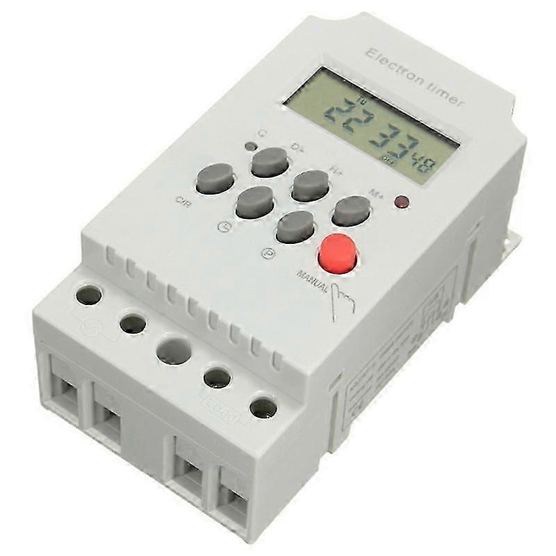 KG316T-II Din Rail Microcomputer Time Control Switch Time Control Timer AC 220V 25A DIGITAL TIMER SW